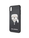 Hurtownia GSM - Karl Lagerfeld KLHCI65DLHBK iPhone Xs Max negru/black Iconic Glitter Karl's Head - KLD039BLK - {ean13} - Hurt