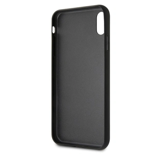 Karl Lagerfeld KLHCI65DLHBK iPhone Xs Max czarny/black Iconic Glitter Karl`s Head