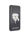 Hurtownia GSM - Karl Lagerfeld KLHCI65DLHBK iPhone Xs Max negru/black Iconic Glitter Karl's Head - KLD039BLK - {ean13} - Hurt