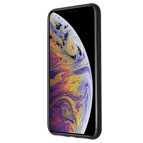 Karl Lagerfeld KLHCI65DLHBK iPhone Xs Max czarny/black Iconic Glitter Karl`s Head