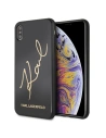Hurtownia GSM - Karl Lagerfeld KLHCI65DLKSBK iPhone Xs Max schwarz/black Hardcase Signature Glitter - KLD040BLK - {ean13} - Hurt