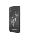 Hurtownia GSM - Karl Lagerfeld KLHCI65DLKSBK iPhone Xs Max czarny/black hard case Signature Glitter - KLD040BLK - {ean13} - Hurt