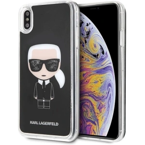 Hurtownia GSM - Karl Lagerfeld KLHCI65ICGBK iPhone Xs Max schwarz/black Iconic Glitter - KLD041BLK - {ean13} - Hurt