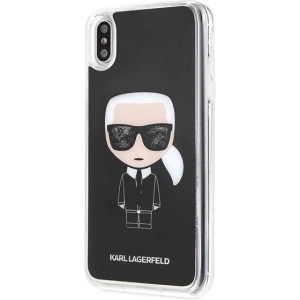 Hurtownia GSM - Karl Lagerfeld KLHCI65ICGBK iPhone Xs Max schwarz/black Iconic Glitter - KLD041BLK - {ean13} - Hurt