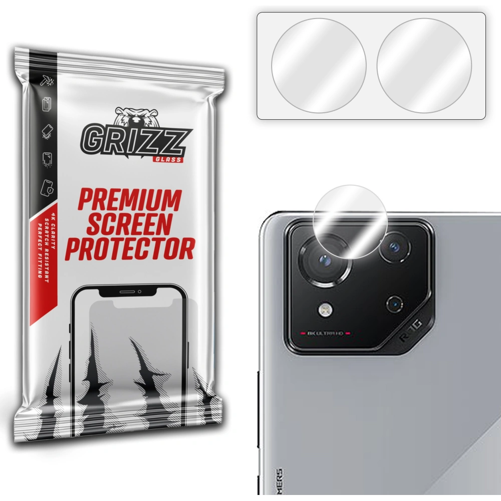 Hurtownia GSM - Üveg a fényképezőhöz GrizzGlass HybridGlass Camera az Asus ROG Phone 8-hoz - GRZ8525 - {ean13} - Hurt