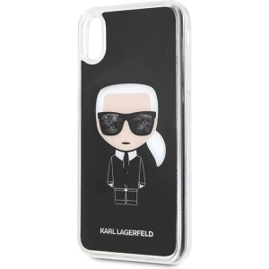 Hurtownia GSM - Karl Lagerfeld KLHCI65ICGBK iPhone Xs Max schwarz/black Iconic Glitter - KLD041BLK - {ean13} - Hurt