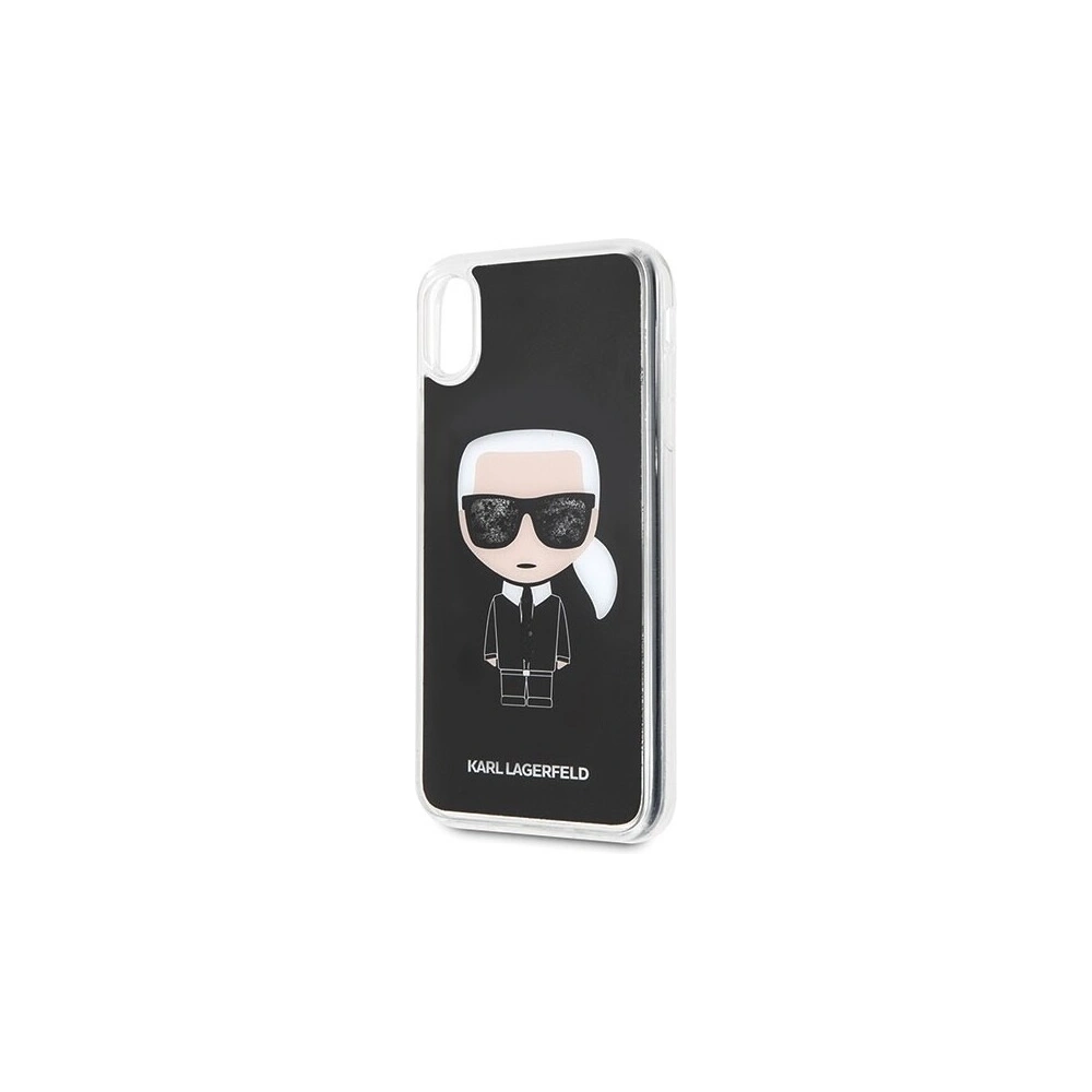Hurtownia GSM - Karl Lagerfeld KLHCI65ICGBK iPhone Xs Max negru/black Iconic Glitter - KLD041BLK - {ean13} - Hurt
