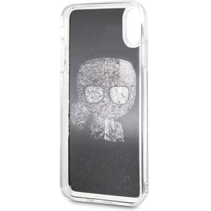 Hurtownia GSM - Karl Lagerfeld KLHCI65ICGBK iPhone Xs Max schwarz/black Iconic Glitter - KLD041BLK - {ean13} - Hurt