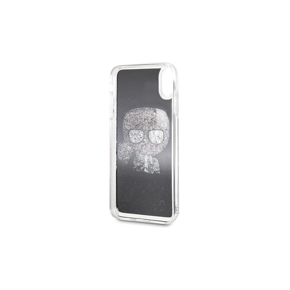 Hurtownia GSM - Karl Lagerfeld KLHCI65ICGBK iPhone Xs Max czarny/black Iconic Glitter - KLD041BLK - {ean13} - Hurt