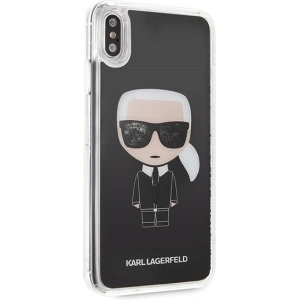 Hurtownia GSM - Karl Lagerfeld KLHCI65ICGBK iPhone Xs Max schwarz/black Iconic Glitter - KLD041BLK - {ean13} - Hurt