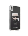 Hurtownia GSM - Karl Lagerfeld KLHCI65ICGBK iPhone Xs Max czarny/black Iconic Glitter - KLD041BLK - {ean13} - Hurt