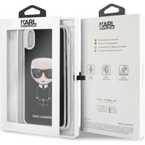 Hurtownia GSM - Karl Lagerfeld KLHCI65ICGBK iPhone Xs Max schwarz/black Iconic Glitter - KLD041BLK - {ean13} - Hurt