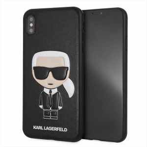 Hurtownia GSM - Karl Lagerfeld KLHCI65IKPUBK iPhone Xs Max Hardcase schwarz/schwarz Iconic Karl Embossed - KLD042BLK - {ean13} - Hurt