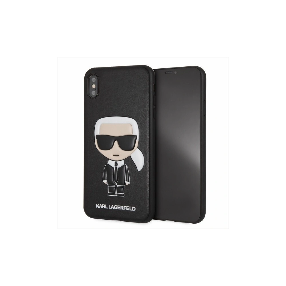 Hurtownia GSM - Karl Lagerfeld KLHCI65IKPUBK iPhone Xs Max hardcase czarny/black Iconic Karl Embossed - KLD042BLK - {ean13} - Hurt