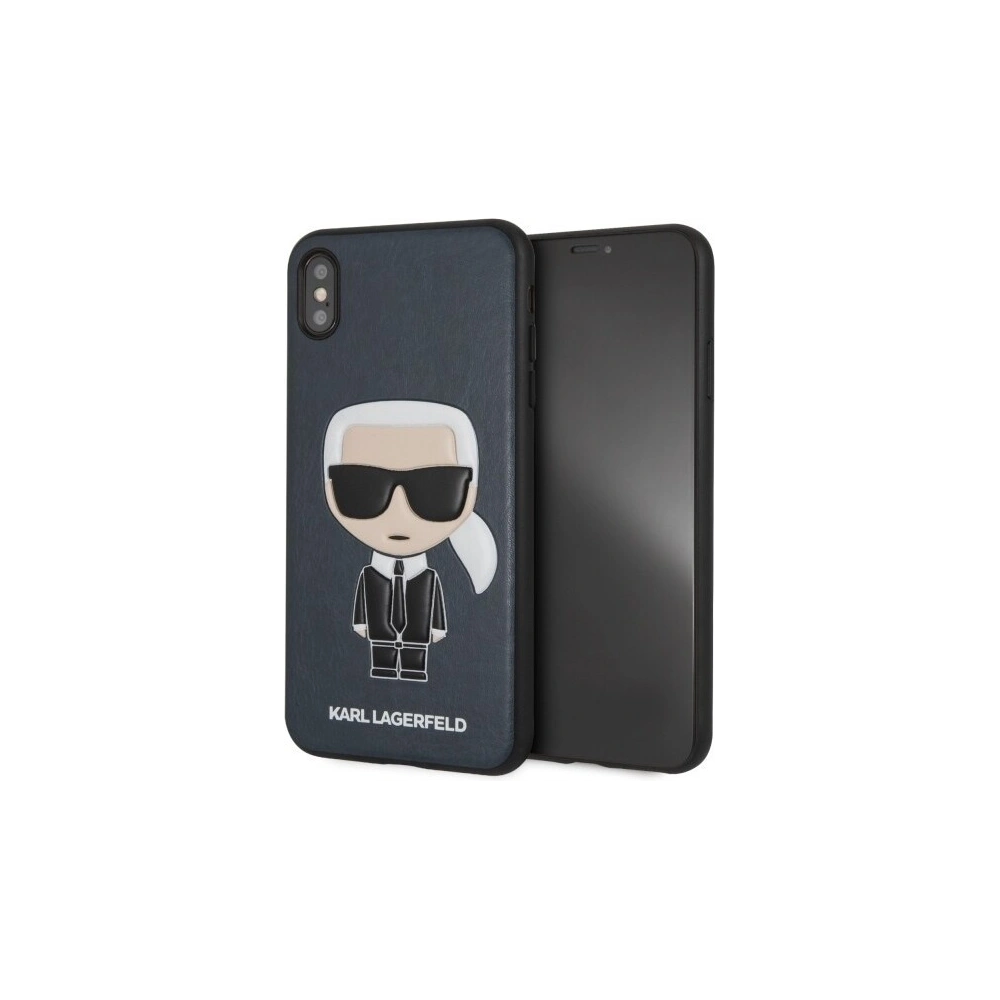 Hurtownia GSM - Karl Lagerfeld KLHCI65IKPUBL iPhone Xs Max hardcase niebieski/blue Iconic Karl Embossed - KLD043BLU - {ean13} - Hurt