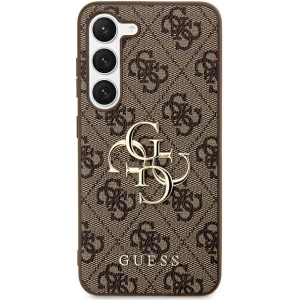 Etui Guess GUHCS24S4GMGBR Samsung Galaxy S24 hardcase 4G Big Metal Logo brązowy/brown