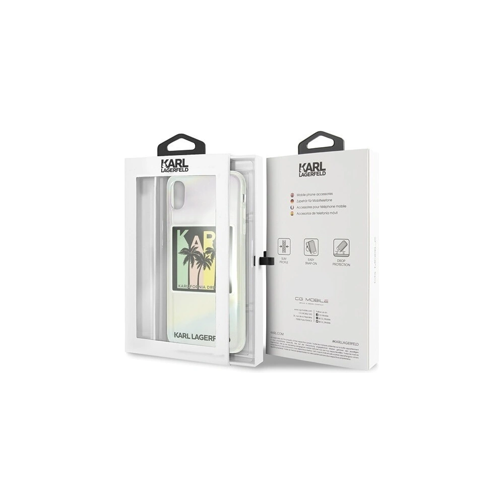 Hurtownia GSM - Karl Lagerfeld KLHCI65IRKD iPhone Xs Max Hardcase Kalifornia Dreams - KLD044 - {ean13} - Hurt