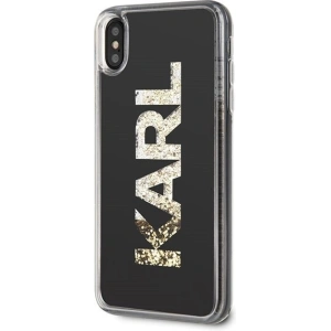 Hurtownia GSM - Karl Lagerfeld KLHCI65KAGBK iPhone Xs Max schwarz/black Karl-Logo Glitter - KLD045BLK - {ean13} - Hurt