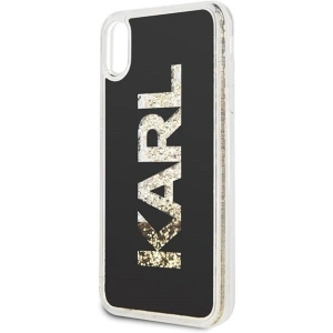 Hurtownia GSM - Karl Lagerfeld KLHCI65KAGBK iPhone Xs Max schwarz/black Karl-Logo Glitter - KLD045BLK - {ean13} - Hurt