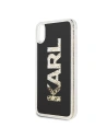 Hurtownia GSM - Karl Lagerfeld KLHCI65KAGBK iPhone Xs Max schwarz/black Karl-Logo Glitter - KLD045BLK - {ean13} - Hurt