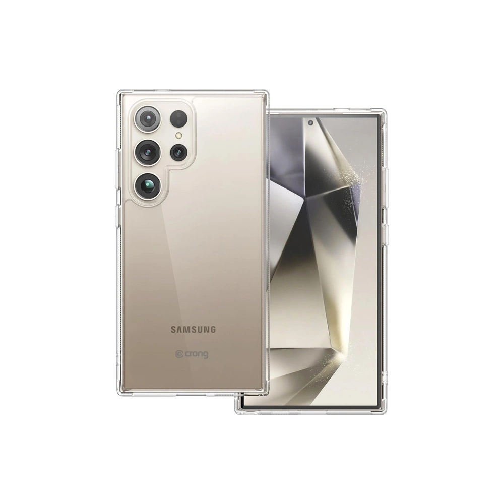 Hurtownia GSM - Etui Crong Crystal Shield Kryt Samsung Galaxy S24 Ultra průhledný - CRG697 - {ean13} - Hurt