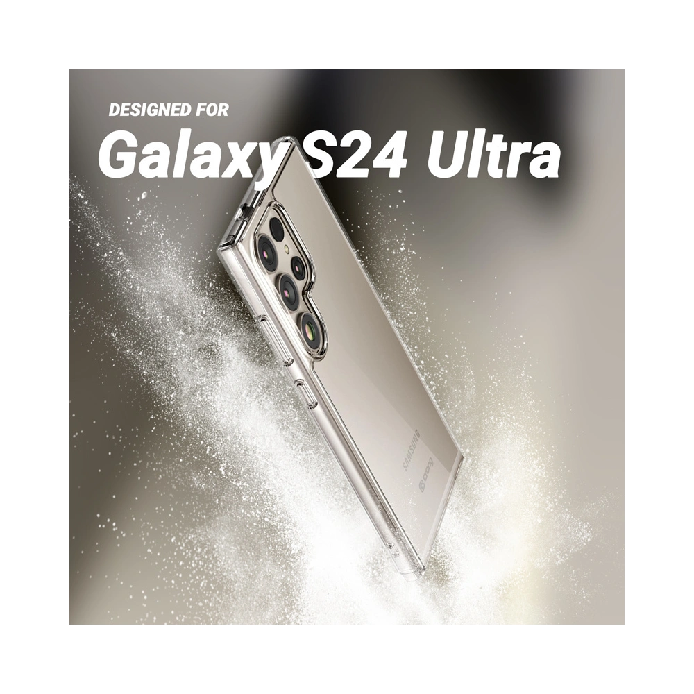 Hurtownia GSM - Etui Crong Crystal Shield Cover Samsung Galaxy S24 Ultra przezroczysty - CRG697 - {ean13} - Hurt