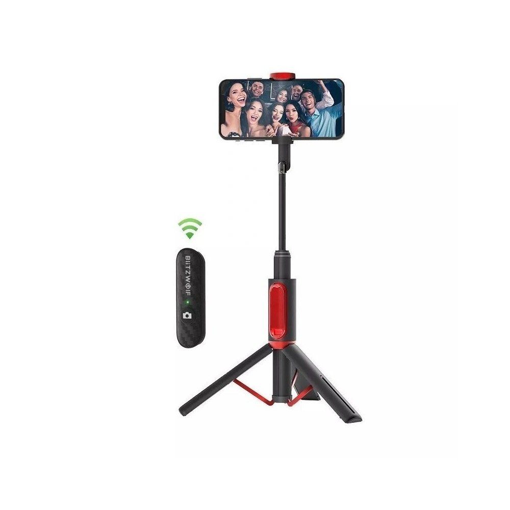 Hurtownia GSM - Selfie stick, statyw Bluetooth BlitzWolf BW-BS10 do smartfonów - BLZ163 - {ean13} - Hurt
