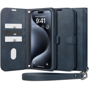 Wholesale Spigen Wallet S Pro Apple iPhone 15 Pro Max Navy - SPN3209 - {ean13} - Hurt