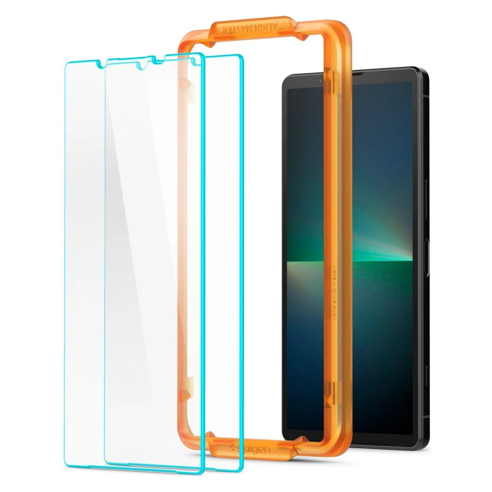 Wholesale Spigen GLAS.tR AlignMaster Sony Xperia 5 V Clear [2 PACK] - SPN3211 - {ean13} - Hurt