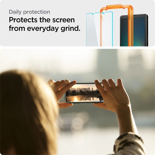 Szkło hartowane Spigen GLAS.tR AlignMaster Sony Xperia 5 V Clear [2 PACK]