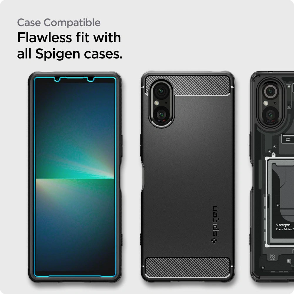 Wholesale Spigen GLAS.tR AlignMaster Sony Xperia 5 V Clear [2 PACK] - SPN3211 - {ean13} - Hurt