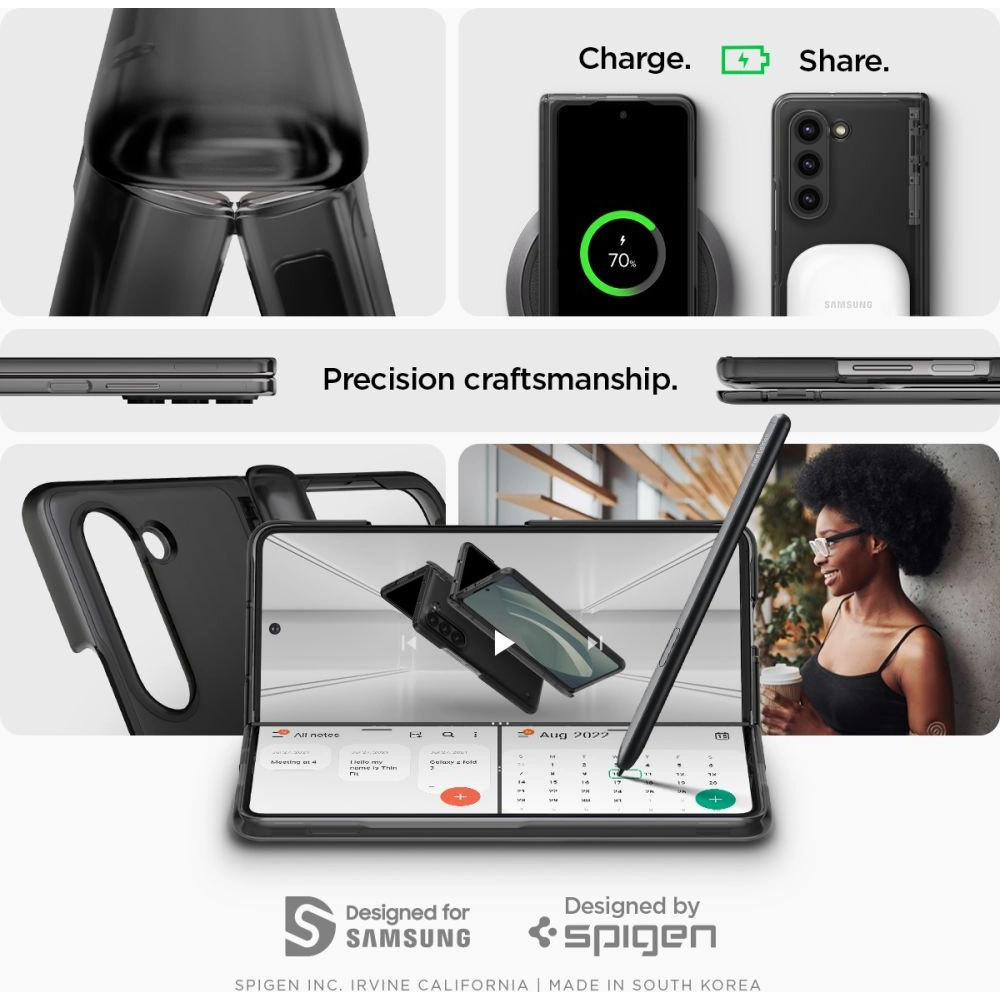 Wholesale Spigen Thin Fit Pro Samsung Galaxy Z Fold 5 Frost Grey - SPN3212 - {ean13} - Hurt
