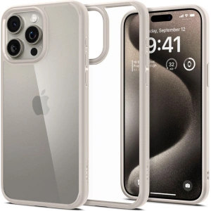 Spigen Ultra Hybrid Apple iPhone 15 Pro Max Natural Titanium