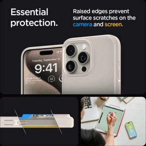 Hurtownia GSM - Etui Spigen Ultra Hybrid Apple iPhone 15 Pro Max Natural Titanium - SPN3216 - {ean13} - Hurt