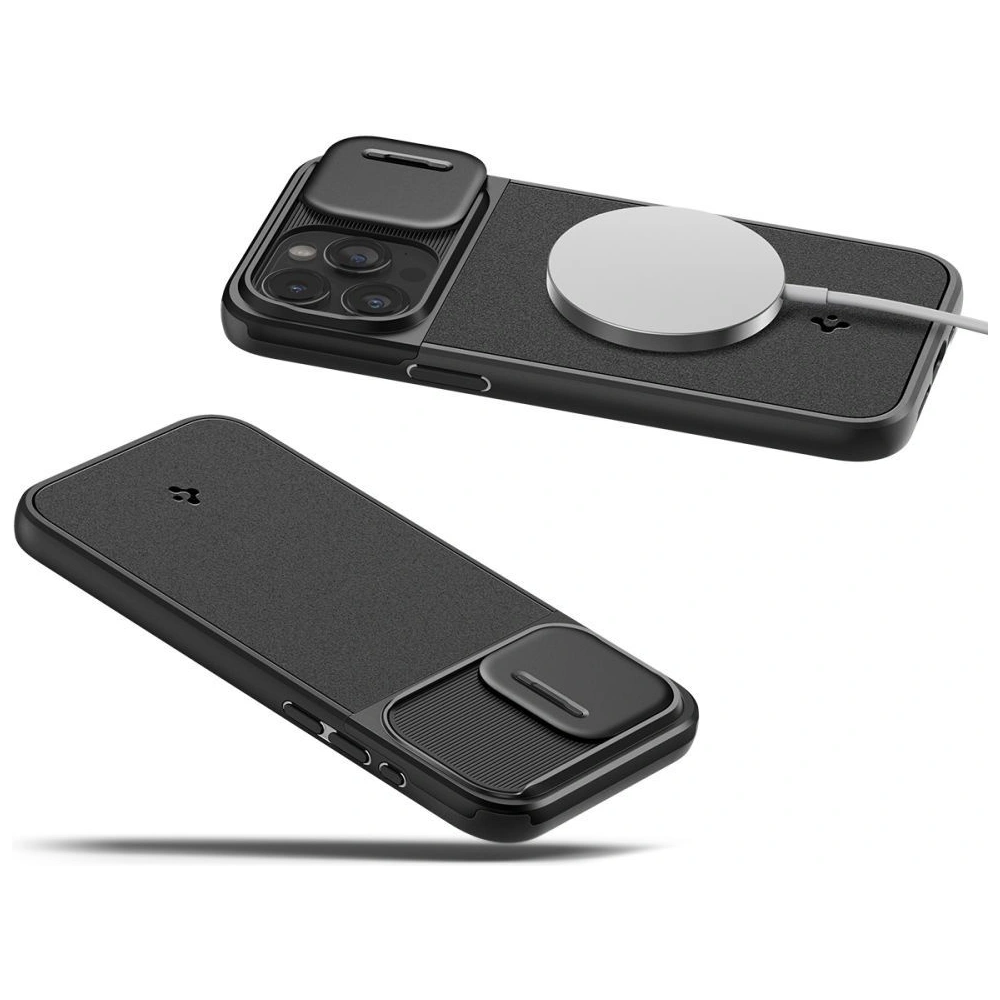 Wholesale Spigen Optik Armor Mag MagSafe Apple iPhone 15 Pro Black - SPN3217 - {ean13} - Hurt