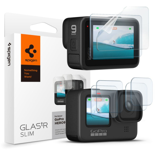 Spigen Distributor - 8809756648113 - SPN3218 - pigen Glas.TR Slim + Film Gopro Hero 9 / 10 / 11 / 12 Clear [2 PACK] - B2B homescreen