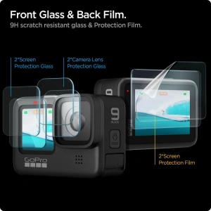 Hurtownia GSM - Edzett üveg Spigen Glas.TR Slim + Film Gopro Hero 9 / 10 / 11 / 12 Clear [2 PACK] - SPN3218 - {ean13} - Hurt