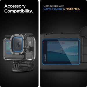 Hurtownia GSM - Edzett üveg Spigen Glas.TR Slim + Film Gopro Hero 9 / 10 / 11 / 12 Clear [2 PACK] - SPN3218 - {ean13} - Hurt