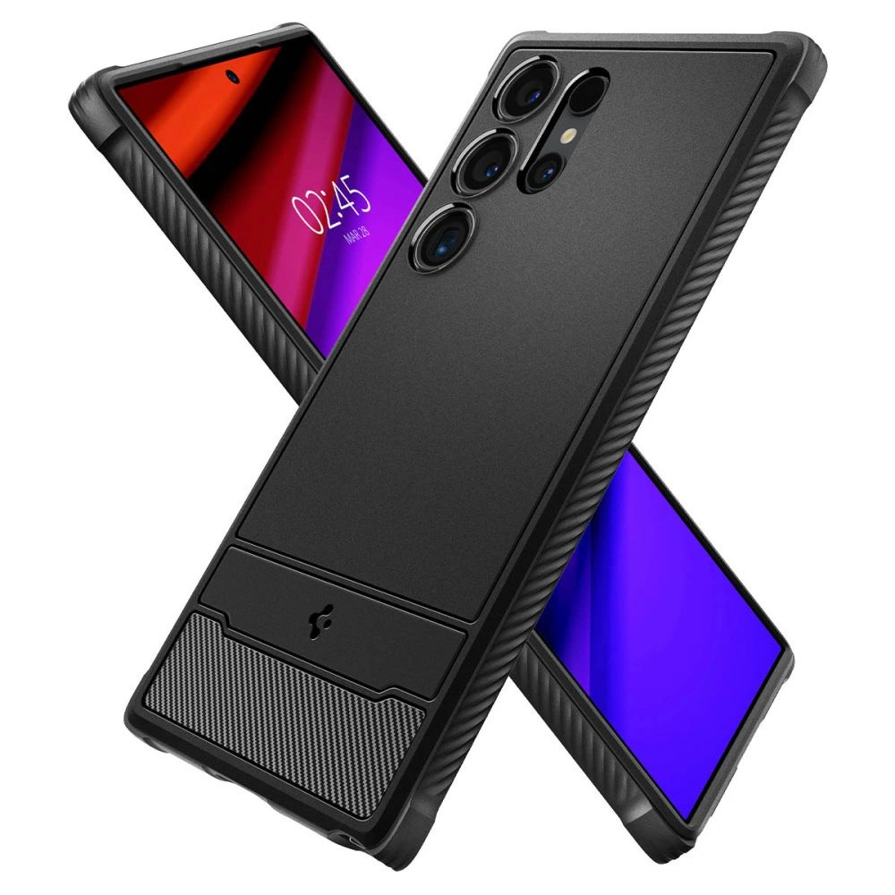 Hurtownia GSM - Etui Spigen Rugged Armor Samsung Galaxy S24 Ultra Matná černá - SPN3219 - {ean13} - Hurt
