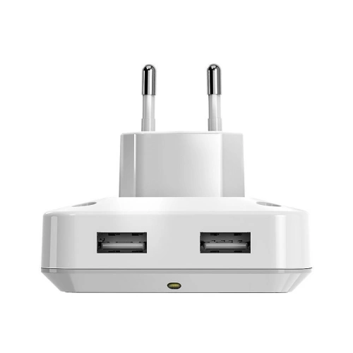 Lampka nocna z czujnikiem zmierzchu BlitzWolf BW-LT14 do kontaktu, 2x USB