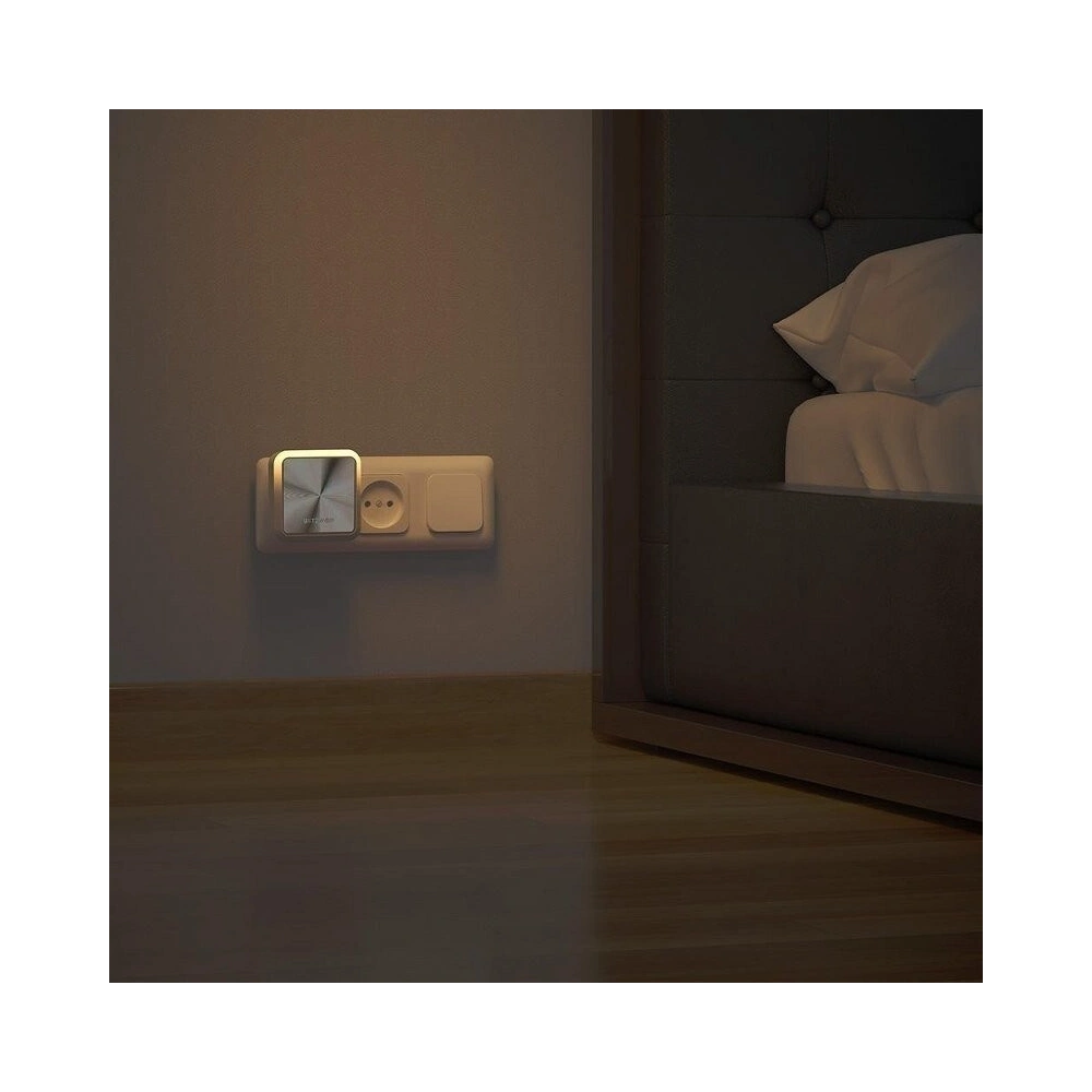 Hurtownia GSM - Lampka nocna z czujnikiem zmierzchu BlitzWolf BW-LT14 do kontaktu, 2x USB - BLZ165 - {ean13} - Hurt