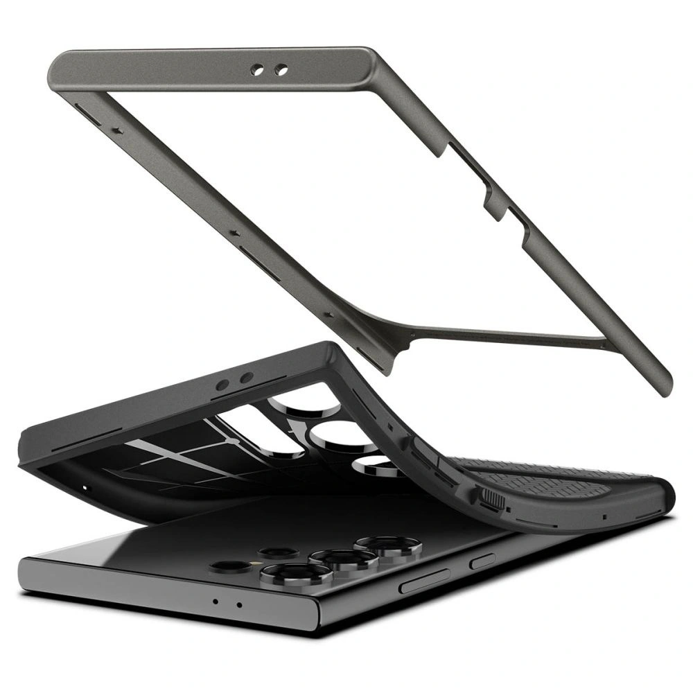Hurtownia GSM - Etui Spigen Neo Hybrid Samsung Galaxy S24 Ultra Gunmetal - SPN3225 - {ean13} - Hurt