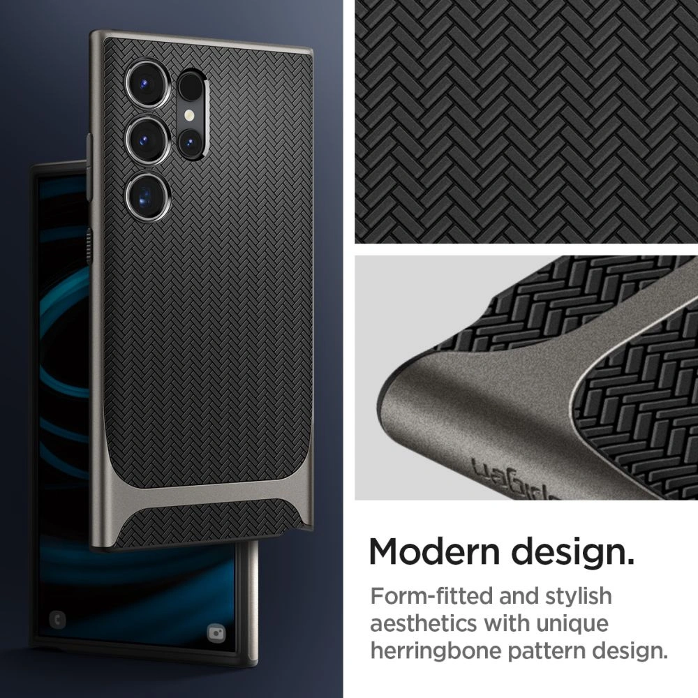 Hurtownia GSM - Case Spigen Neo Hybrid Samsung Galaxy S24 Ultra Gunmetal - SPN3225 - {ean13} - Hurt