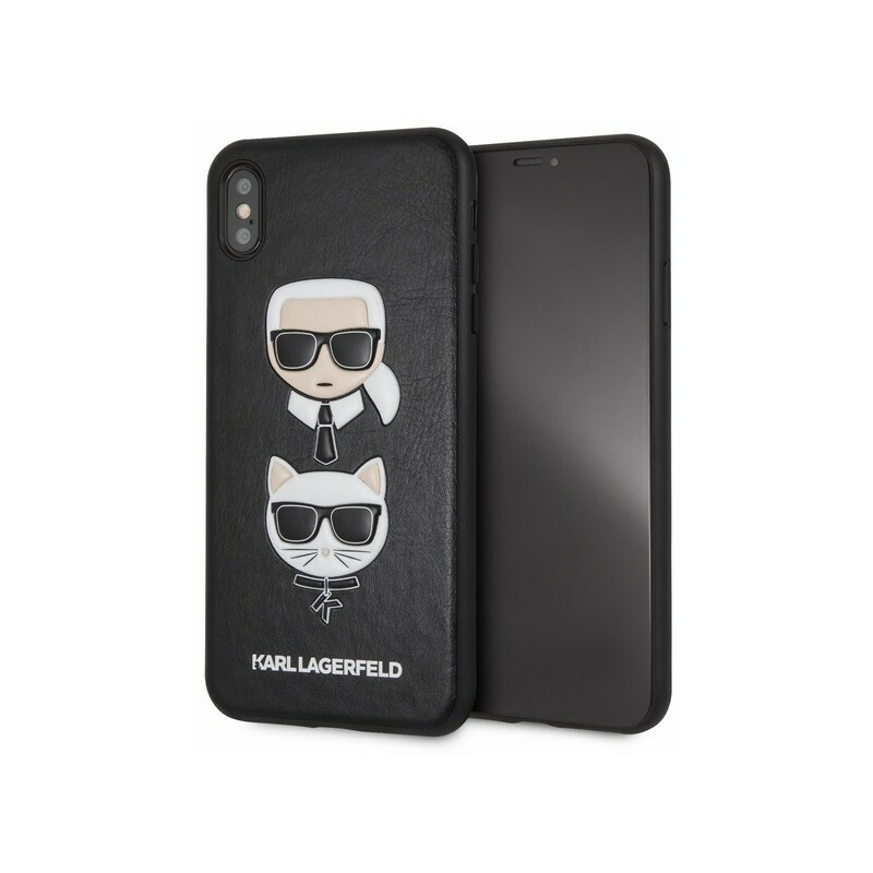 Karl Lagerfeld Distributor - 3700740435885 - KLD046BLK - Karl Lagerfeld KLHCI65KICKC iPhone Xs Max hardcase black Karl & Choupette - B2B homescreen