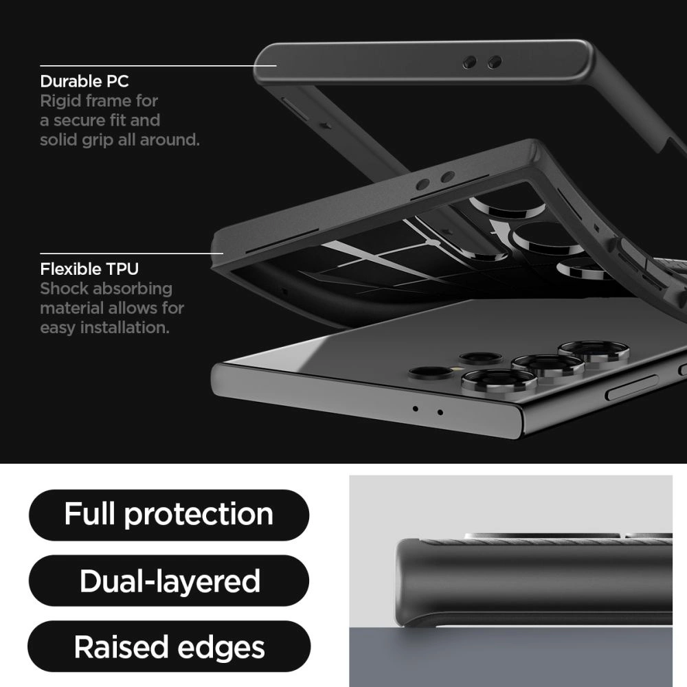 Hurtownia GSM - Etui Spigen Neo Hybrid Samsung Galaxy S24 Ultra Fekete - SPN3226 - {ean13} - Hurt