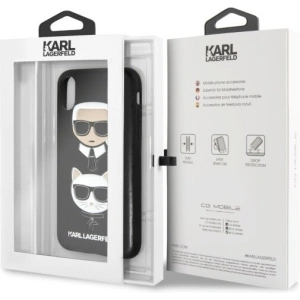 Hurtownia GSM - Karl Lagerfeld KLHCI65KICKC iPhone Xs Max Hardcase schwarz/black Karl & Choupette - KLD046BLK - {ean13} - Hurt