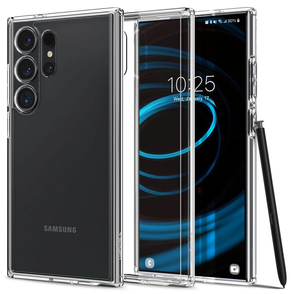 Hurtownia GSM - Case Spigen Ultra Hybrid Samsung Galaxy S24 Ultra Crystal Clear - SPN3231 - {ean13} - Hurt
