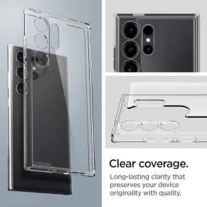 Hurtownia GSM - Case Spigen Ultra Hybrid Samsung Galaxy S24 Ultra Crystal Clear - SPN3231 - {ean13} - Hurt