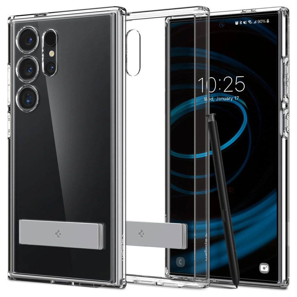 Hurtownia GSM - Case Spigen Ultra Hybrid S Samsung Galaxy S24 Ultra Crystal Clear - SPN3234 - {ean13} - Hurt