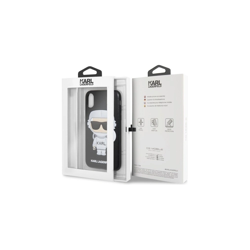 Hurtownia GSM - Karl Lagerfeld KLHCI65KSCO iPhone Xs Max hardcase czarny/black Karl Space Cosmonaut - KLD047BLK - {ean13} - Hurt